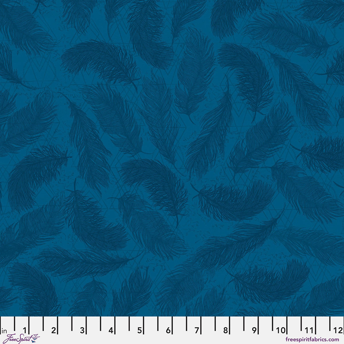 The Wisdom- Indigo The Whispers: Sold by the 1/2 yard