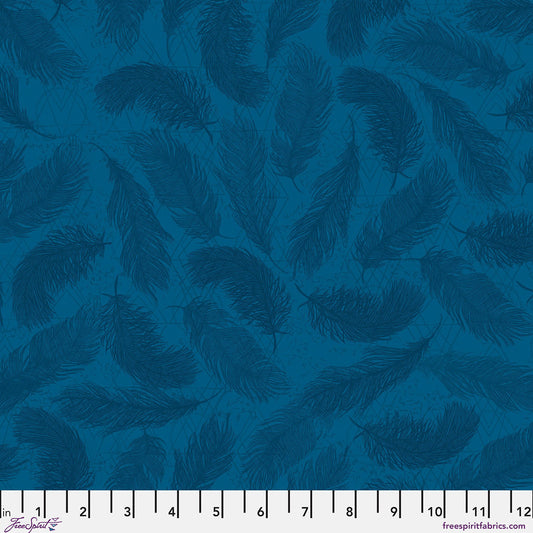 The Wisdom- Indigo The Whispers: Sold by the 1/2 yard