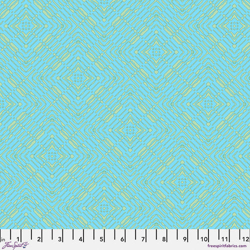Kaleidoscope- Ice Princess Cut: Sold by the 1/2 yard