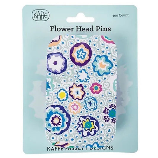 Exclusive Kaffe Fassett Flower Head Pins
