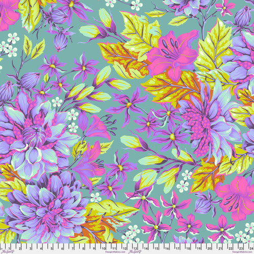 Untamed- Cosmic Hello Dahlia 108" Wide Back: Sold by the 1/2 yard.