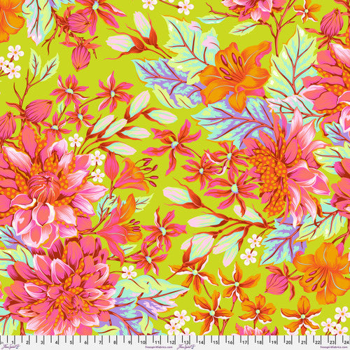 Untamed- Lunar Hello Dahlia 108" Wide Back: Sold by the 1/2 yard.