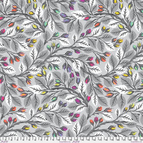 Graywork- Fog Best Buds, 108" Backing: PRE-ORDER, Sold by the 1/2 yard.