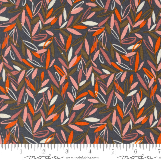 Things Above- Flint Leafscape: Sold by the 1/2 yard