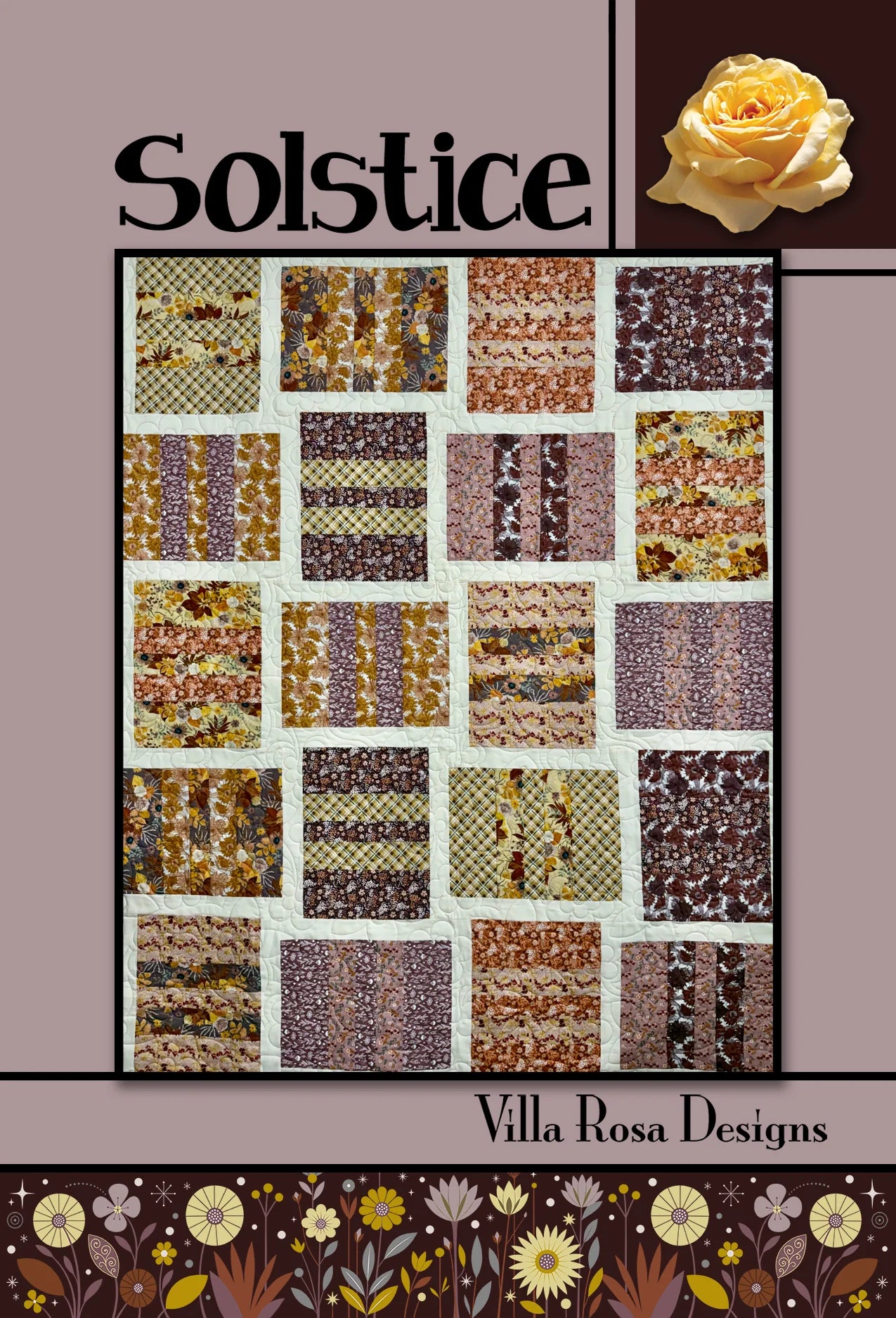 Solstice Quilt Pattern (Cardstock)
