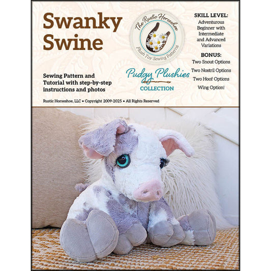 Swanky Swine Pudgy Plushies Pattern