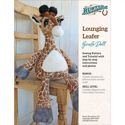 Lounging Leafer Giraffe Pattern