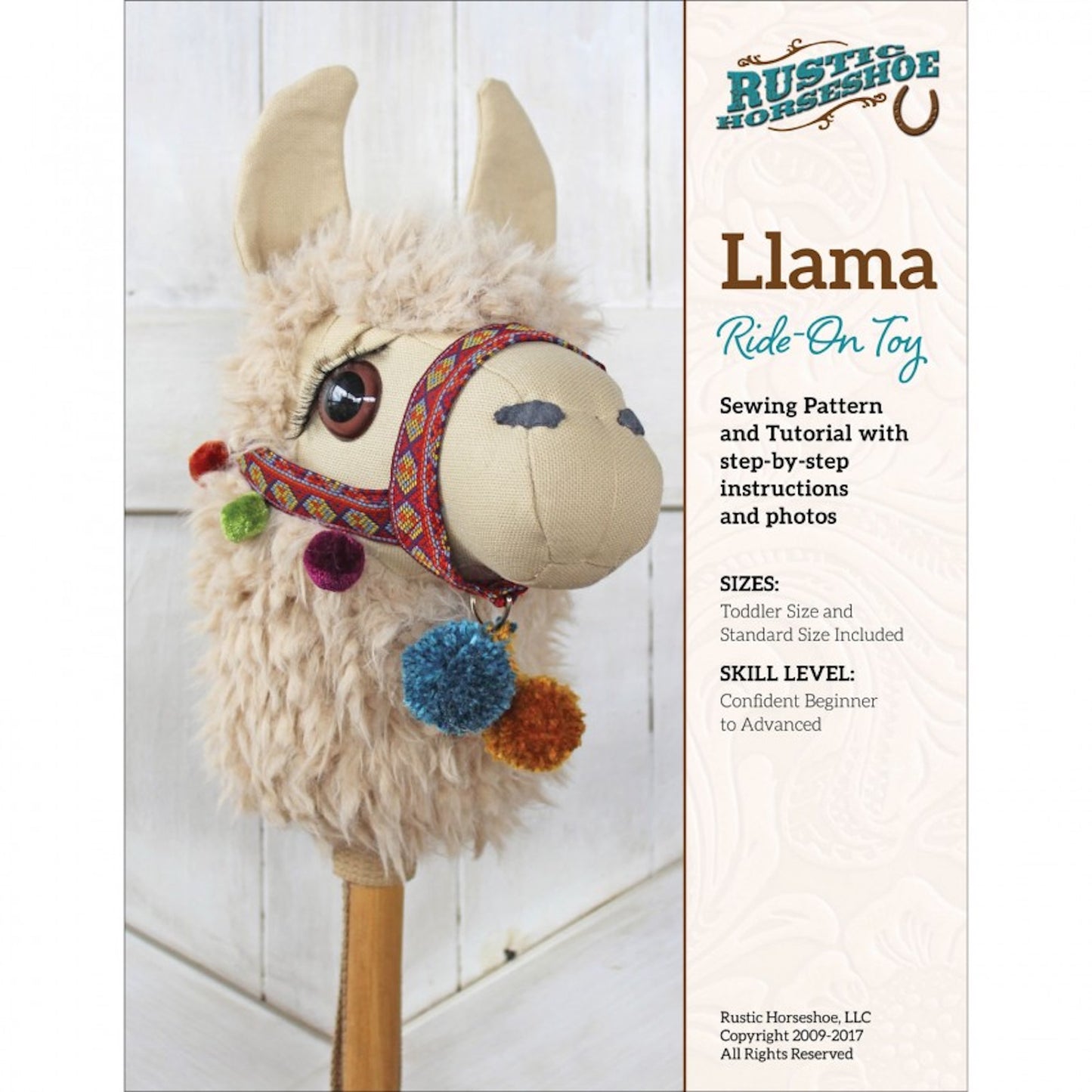 Llama Ride-On Toy Pattern