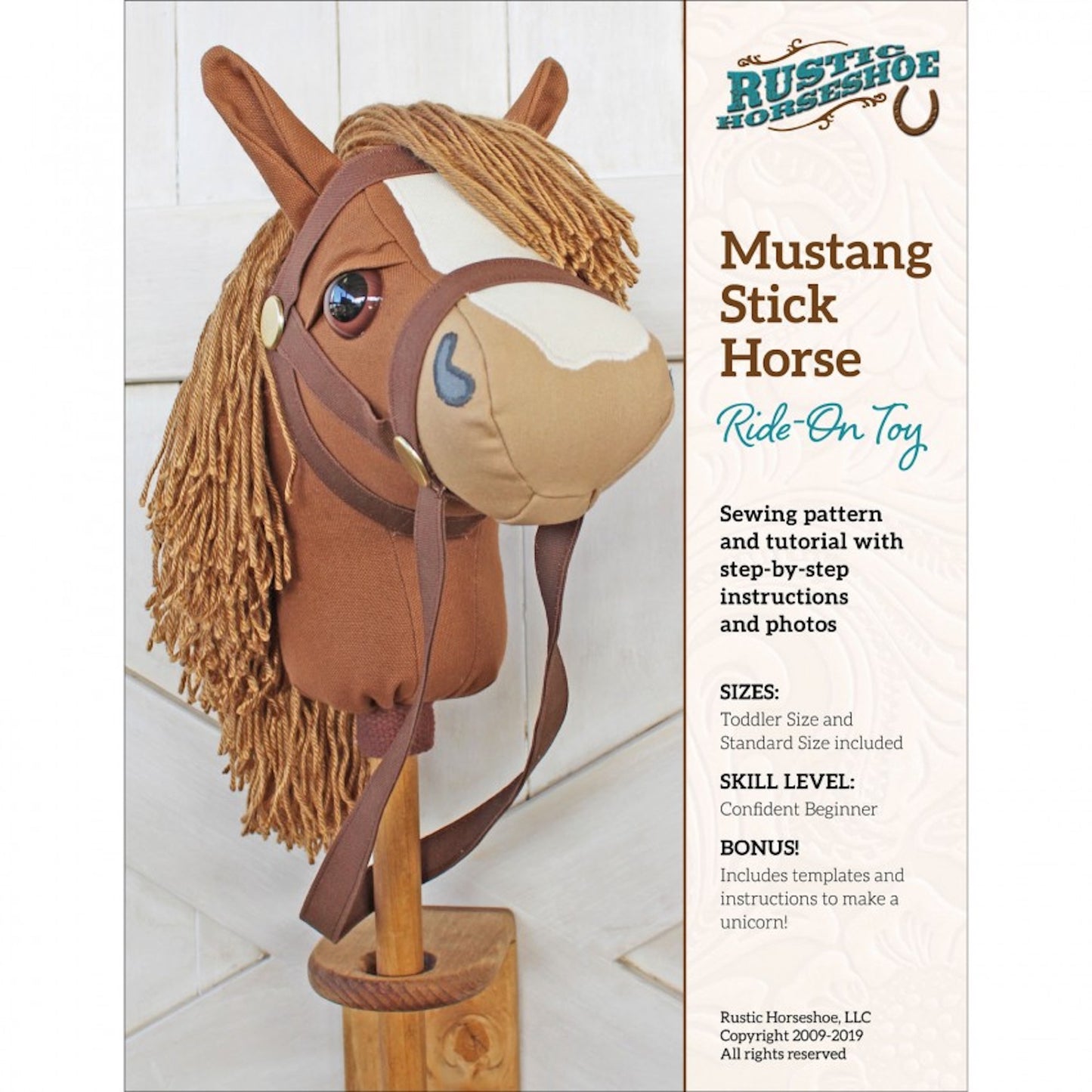 Mustang Ride-On Toy Pattern