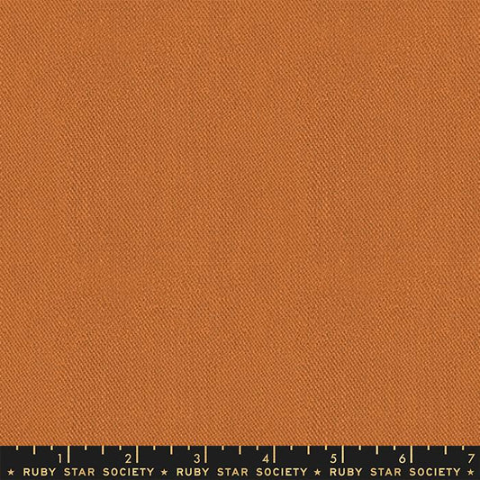 Warp & Weft Honey- Saddle Crossweave: Sold by the 1/2 yard