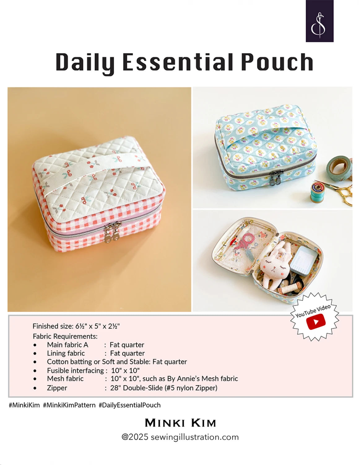 Dail Essentials Pouch Pattern