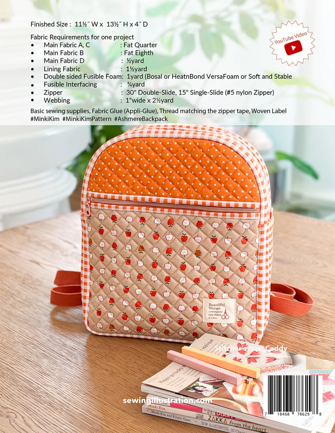 Ashmere Backpack Pattern