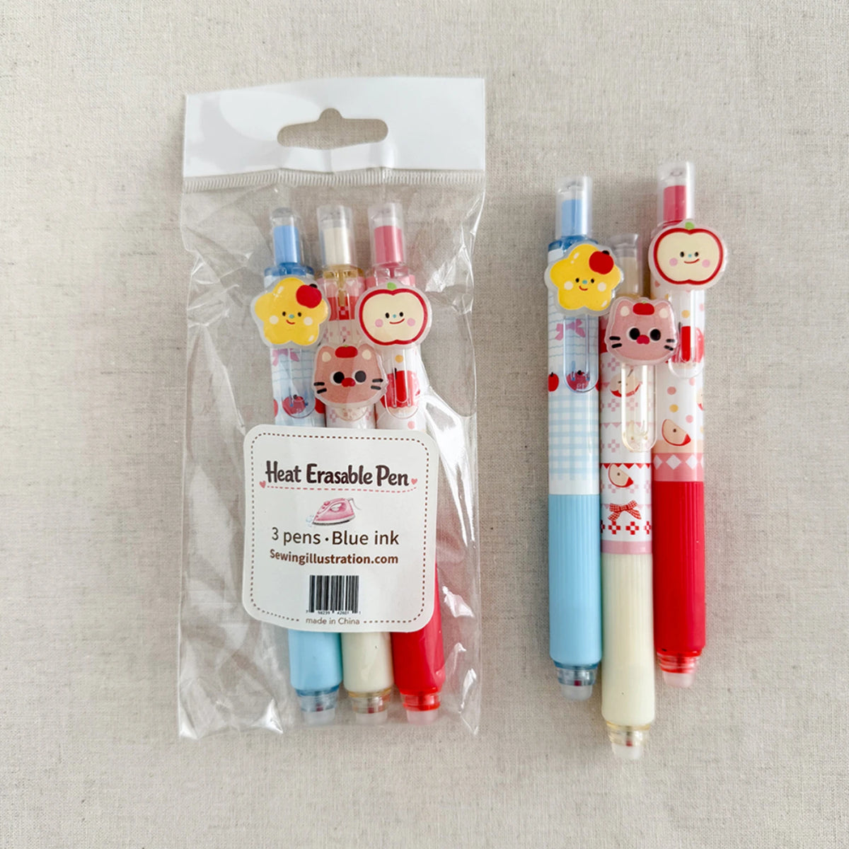 Heat Erasable Pens: 3 Pack