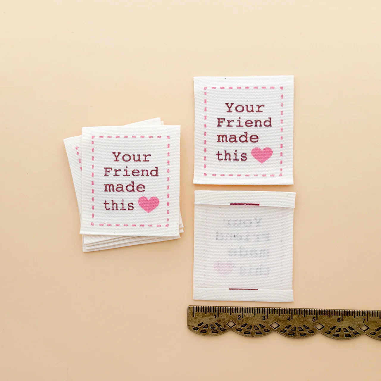 Friend Made Woven Quilt Labels- 8pk