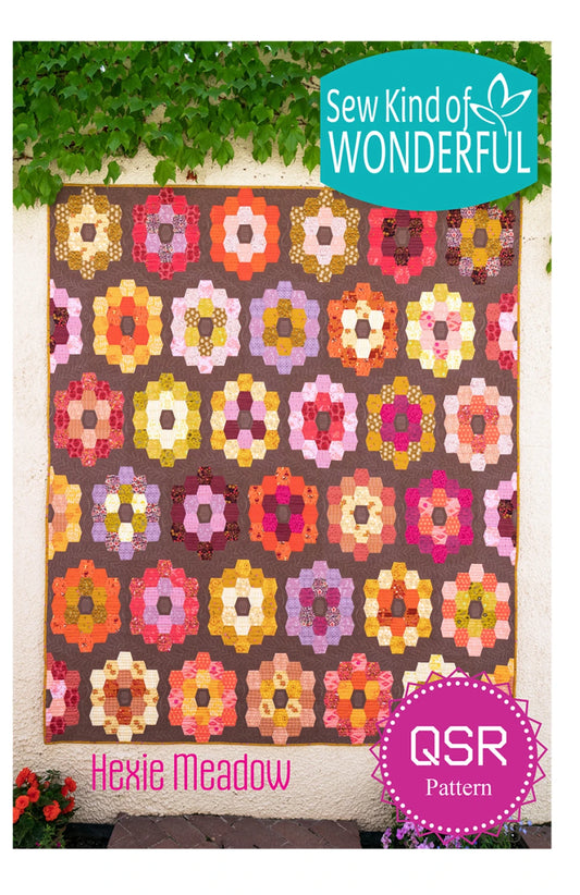 Hexie Meadow Quilt Pattern