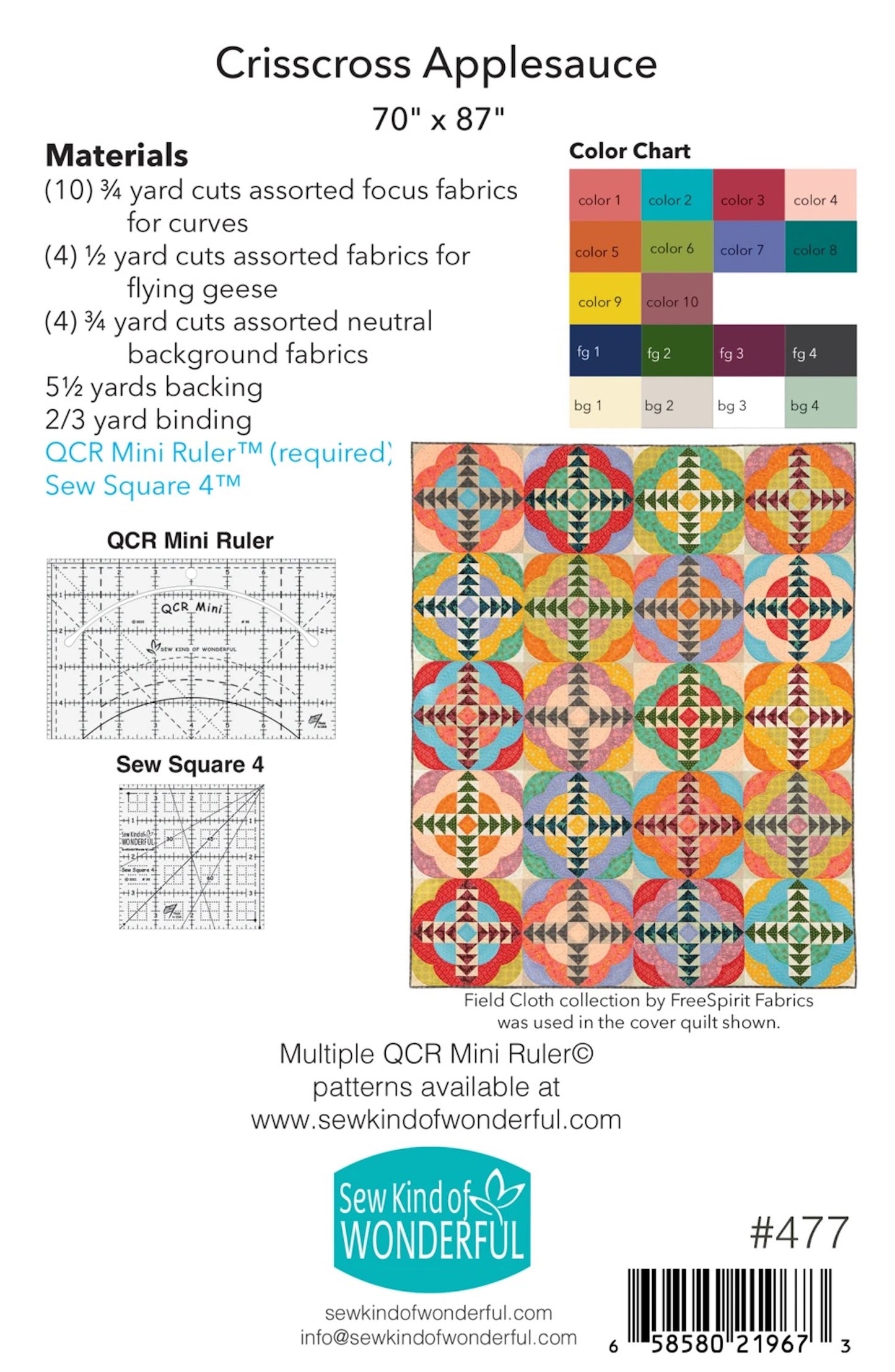 Crisscross Applesauce Quilt Pattern