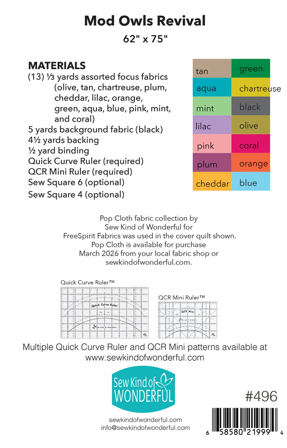 Mod Owls Revival Quilt Pattern