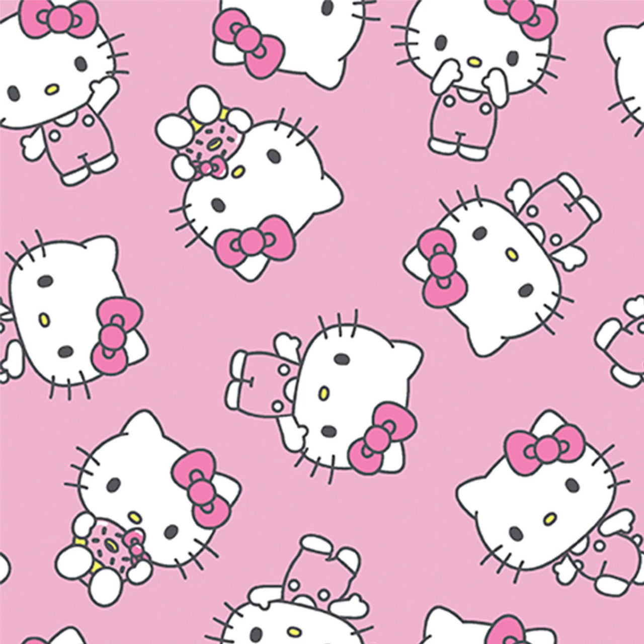 Hello Kitty- Pink Sweet Toss: Sold by the 1/2 yard