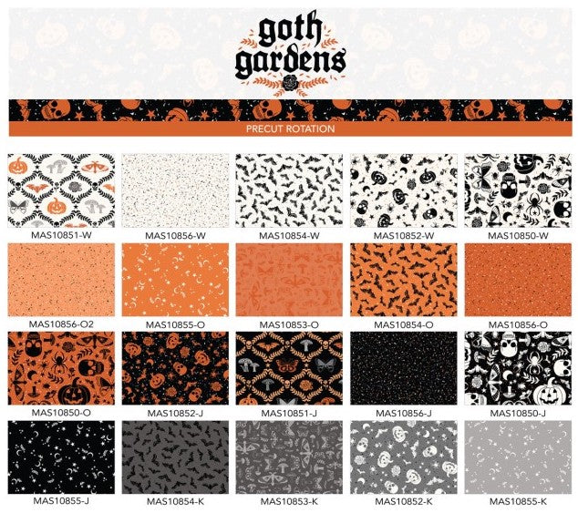 Goth Gardens- Layer Cake; 42pc