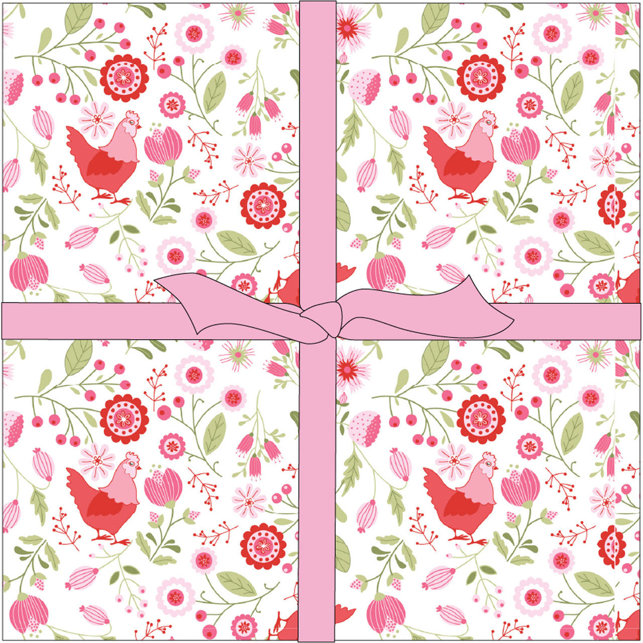 Smitten Chicken 10" Squares Pack: 42PC