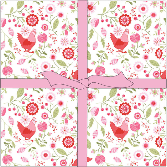 Smitten Chicken 10" Squares Pack: 42PC