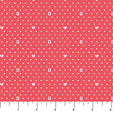 Squishmallows- Red Dots: Sold by the 1/2 yard