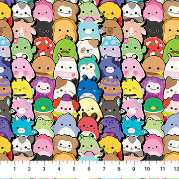 Squishmallows-Black Squad: Sold by the 1/2 yard