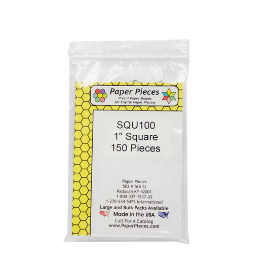 Paper Pieces- 1" Square: 150 Pack