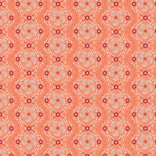 Sirens Seas- Shell Brocade: Sold by the 1/2 yard