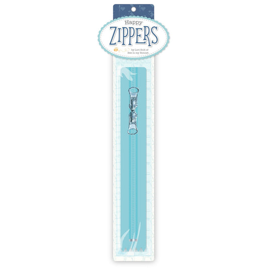 Lori Holt Happy Zippers 16IN Aqua