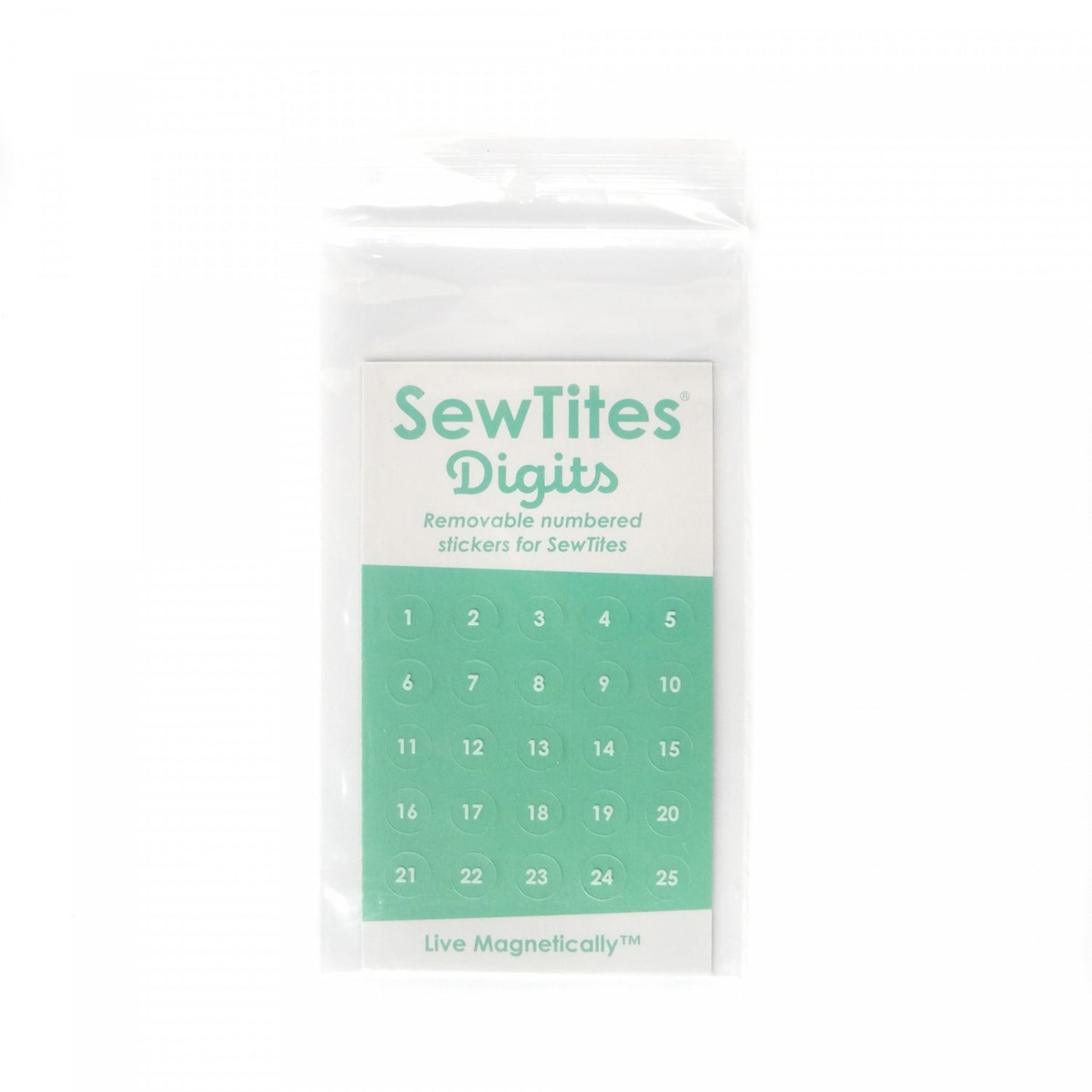 SewTites- Digits Stickers 50 Pack