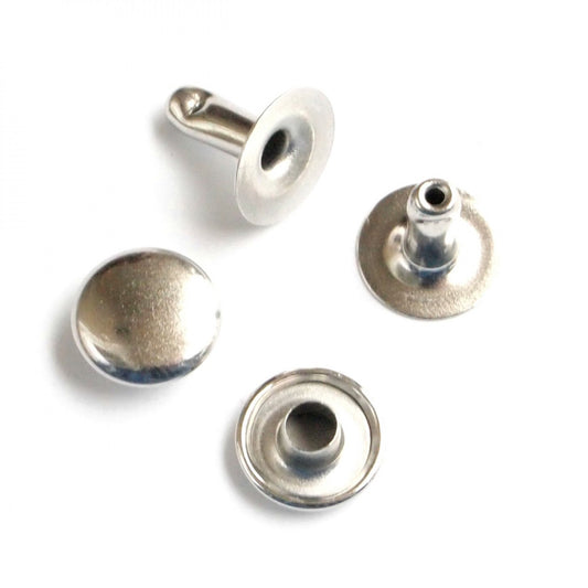 Nickel- Medium Rivets: 8mm