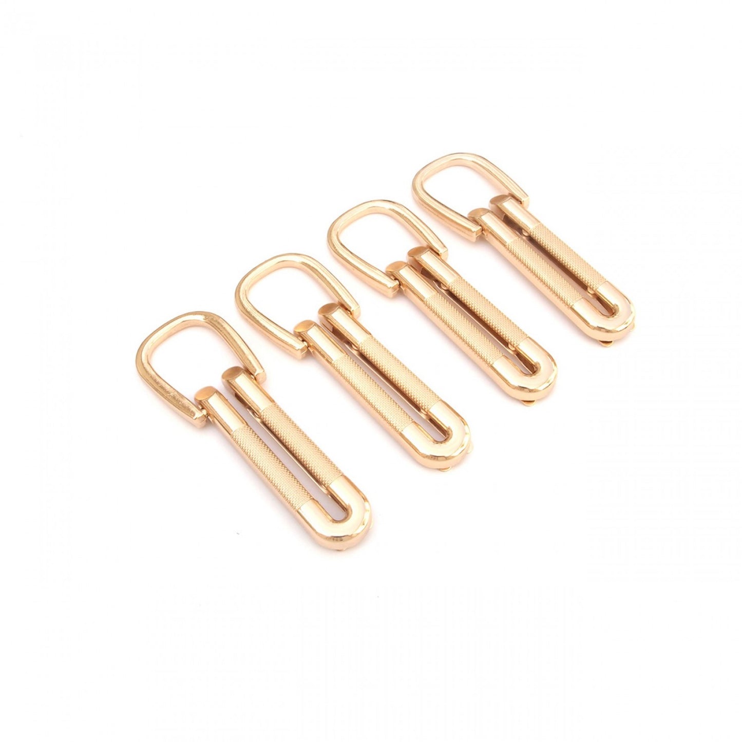 Textured Loop Strap Connectors: Gold, 4pcs