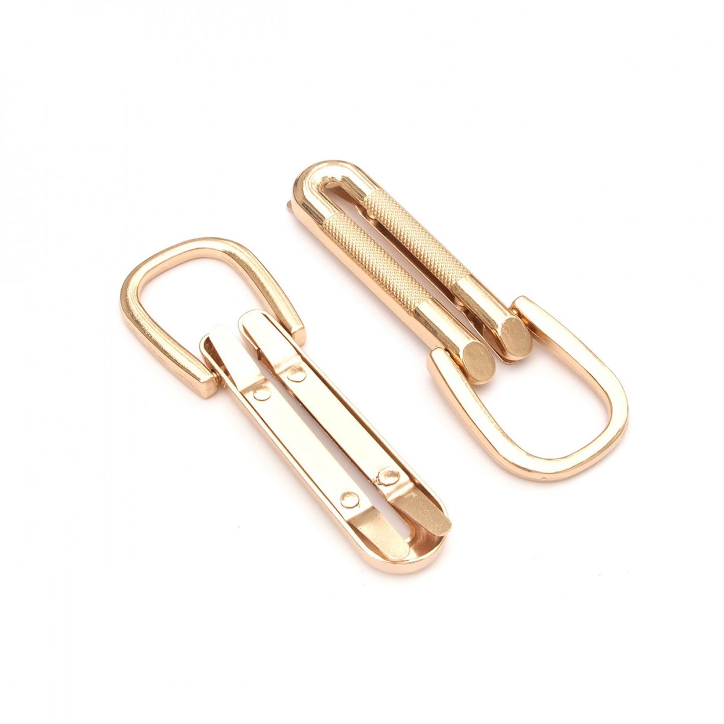 Textured Loop Strap Connectors: Gold, 4pcs