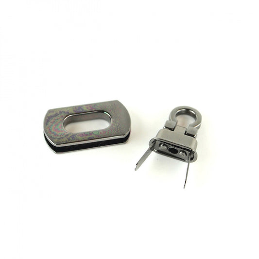 Pocket Flip Lock- Gunmetal, 1pc