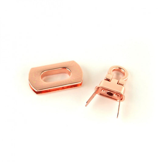 Pocket Flip Lock- Rose Gold, 1pc