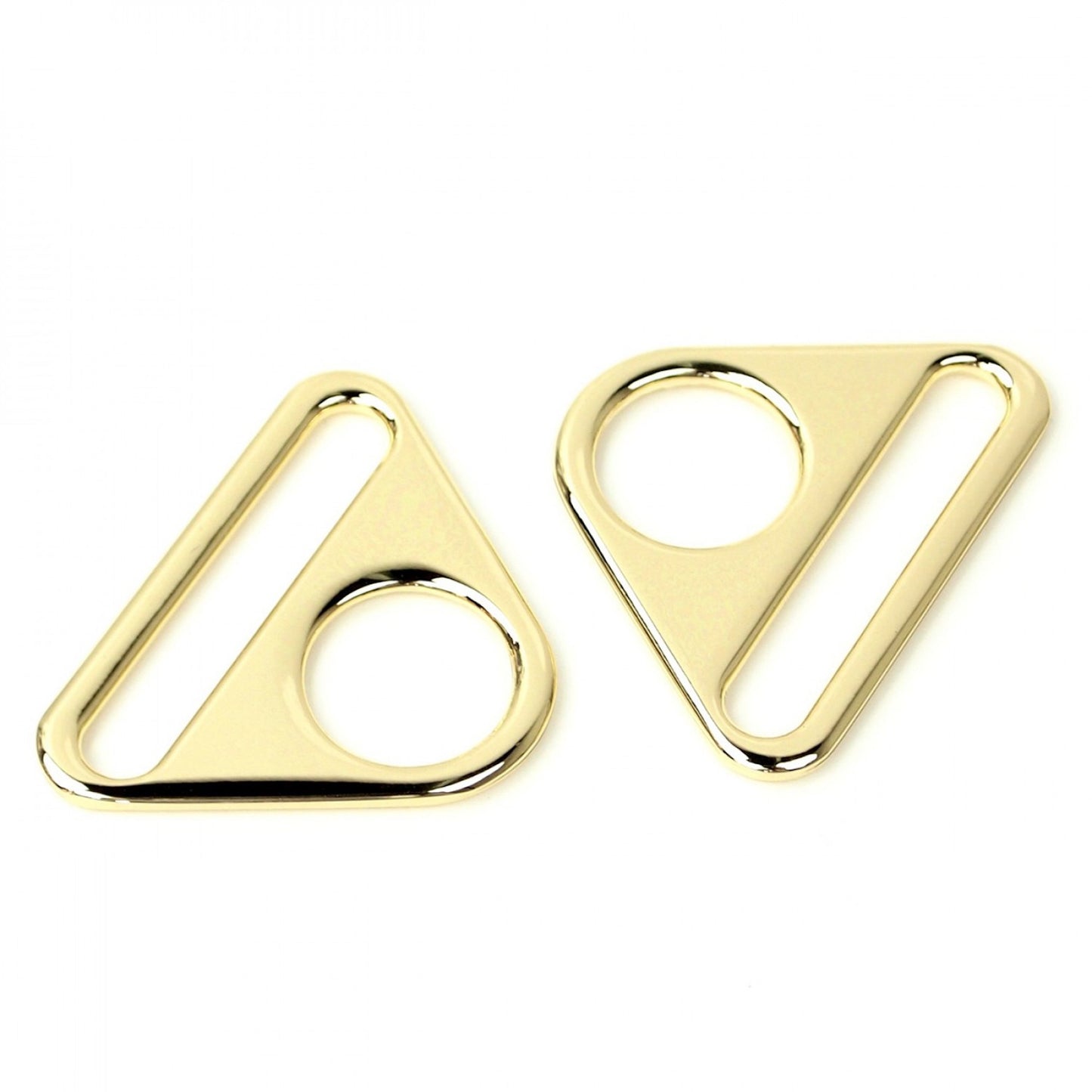 Triangle Ring Flat 1.5" Gold: 2Pcs