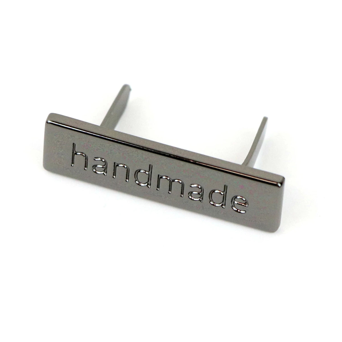 Sts Label Serif Handmade Label- Gunmetal: 1pc – Jdawn's Fabrics & More