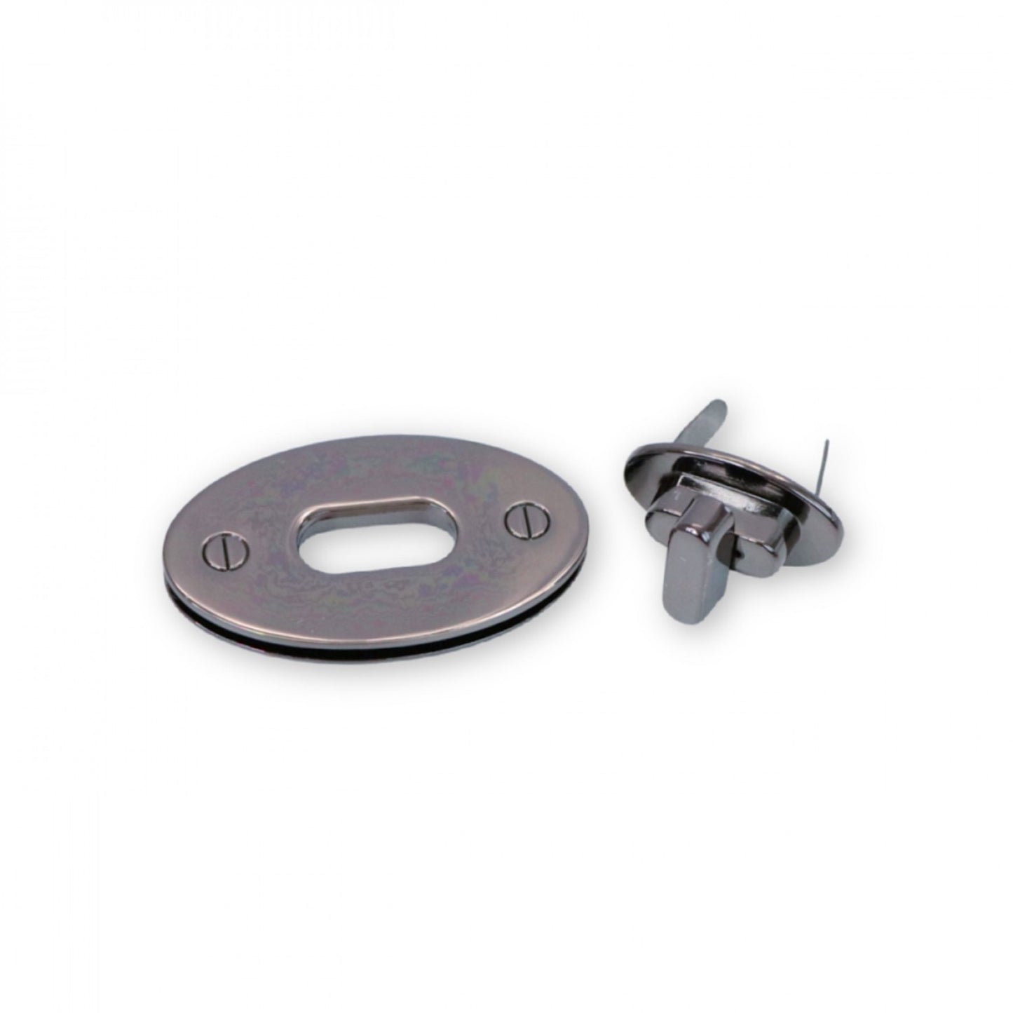 Large Classic Turn Lock- Gunmetal, 1pc