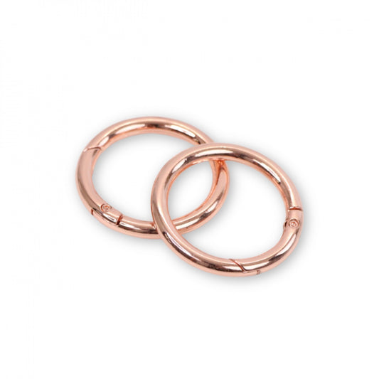 Gate Rings 1.5": Rose Gold
