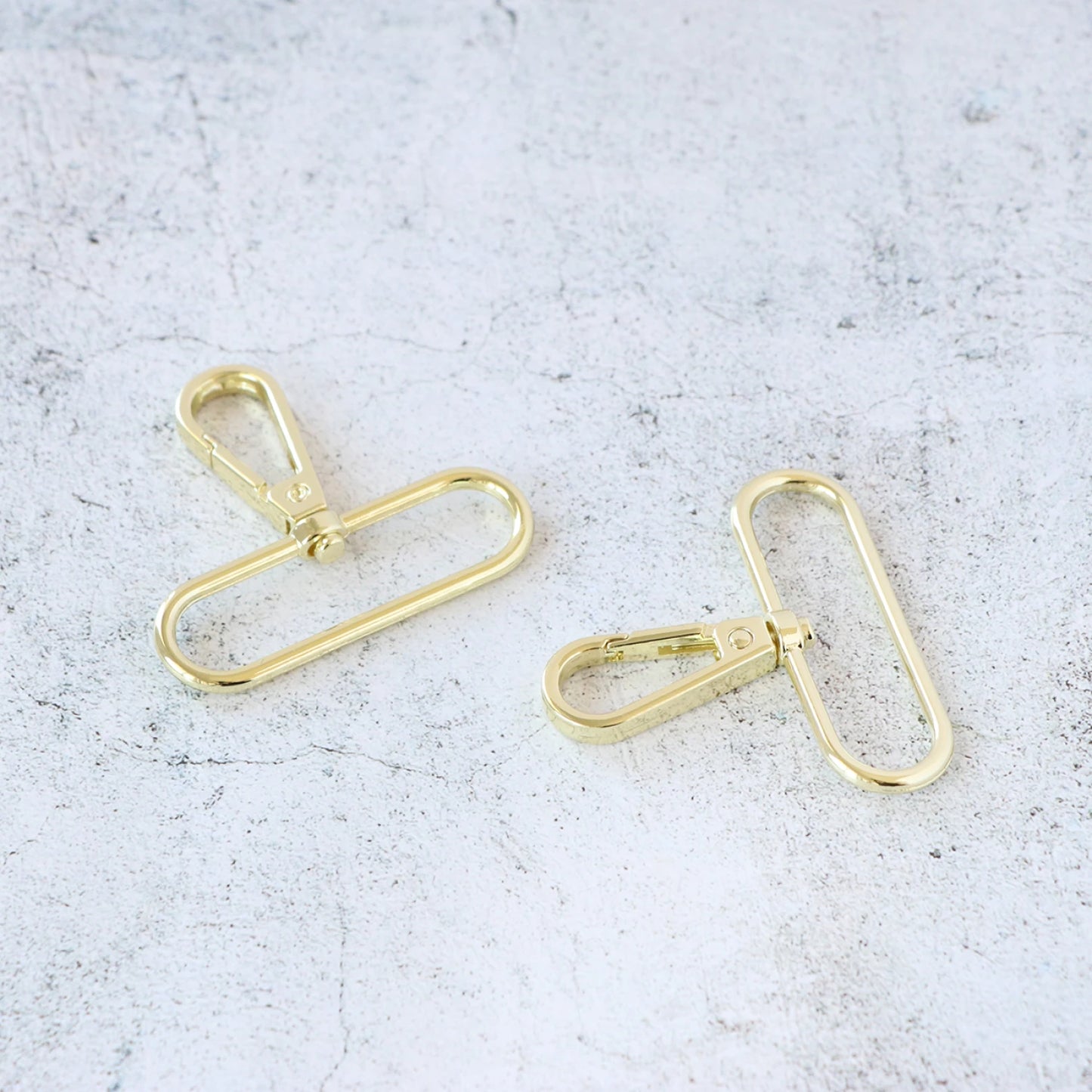 2" Swivel Hooks- Gold: 2pc