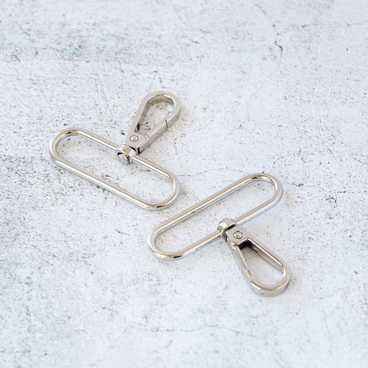 2" Swivel Hooks- Nickel: 2pc