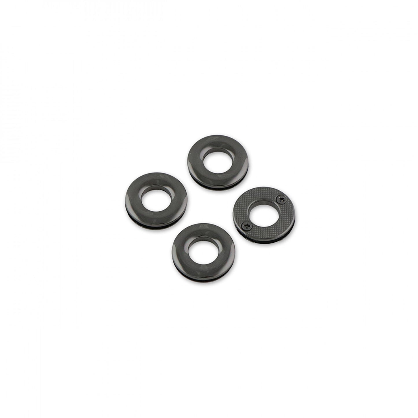 Four- 1/2in Screw Together Grommets: Gunmetal