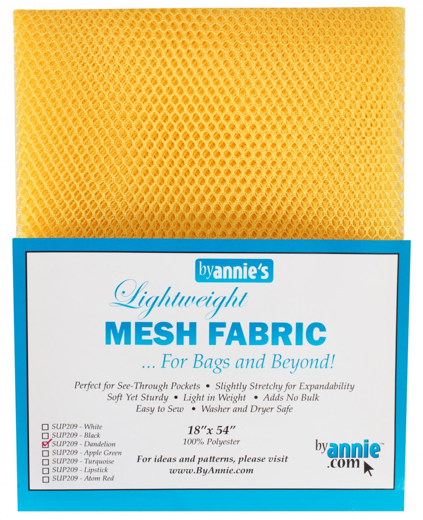 Lightweight Mesh Fabric Dandelion- byAnnie