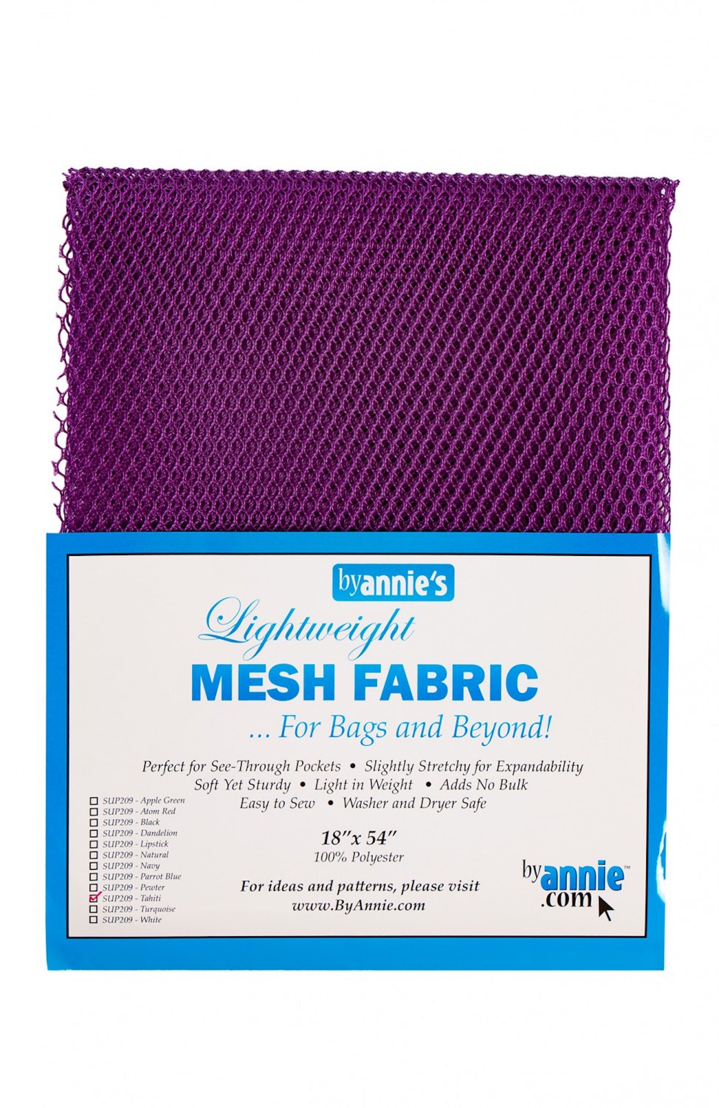 Lightweight Mesh Fabric Tahiti- byAnnie