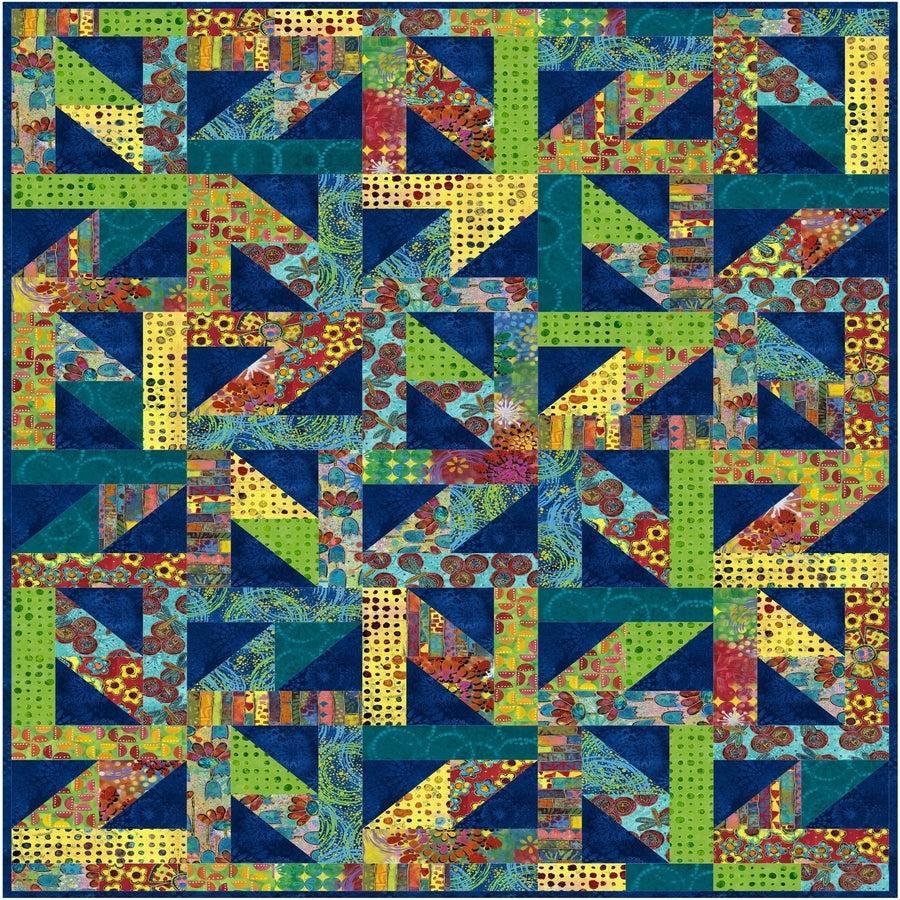 Dragonfly Dance Fat Quarter Spark Pack: Includes Pattern