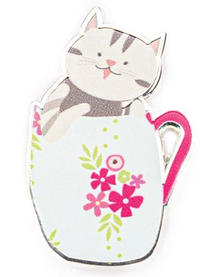 Annie's A Cup of Kitty Needle Minder