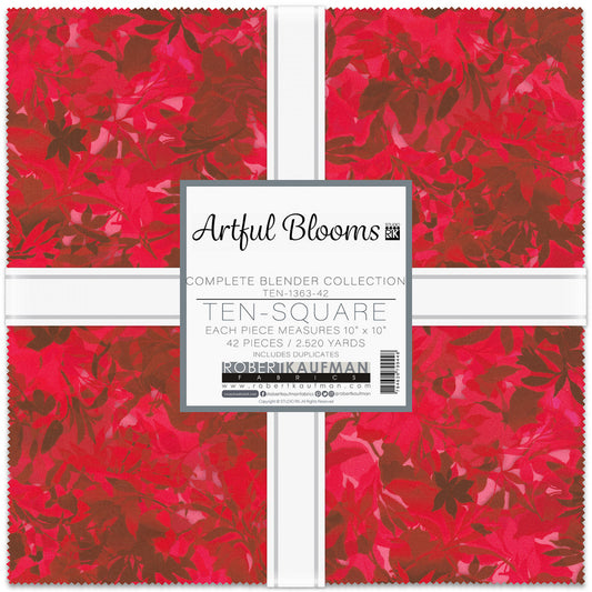 Artful Blooms 10in Square Bundle- 42pc