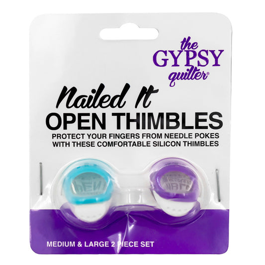 Nailed It Open Thimbles- The Gypsy Quilter