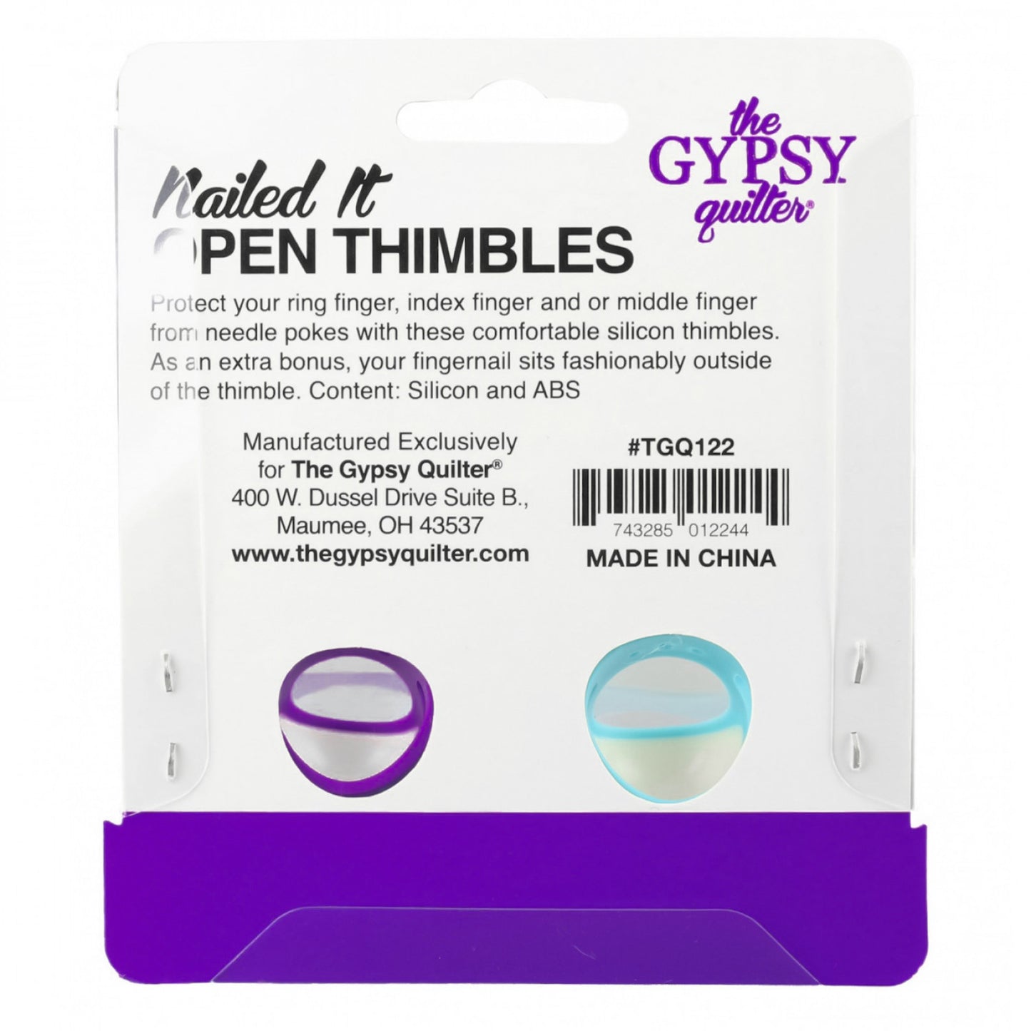Nailed It Open Thimbles- The Gypsy Quilter